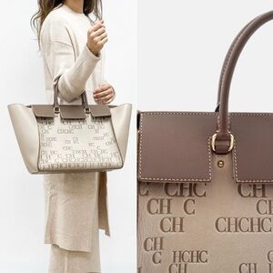Carolina Herrera Vendome Bag Gradient Mink